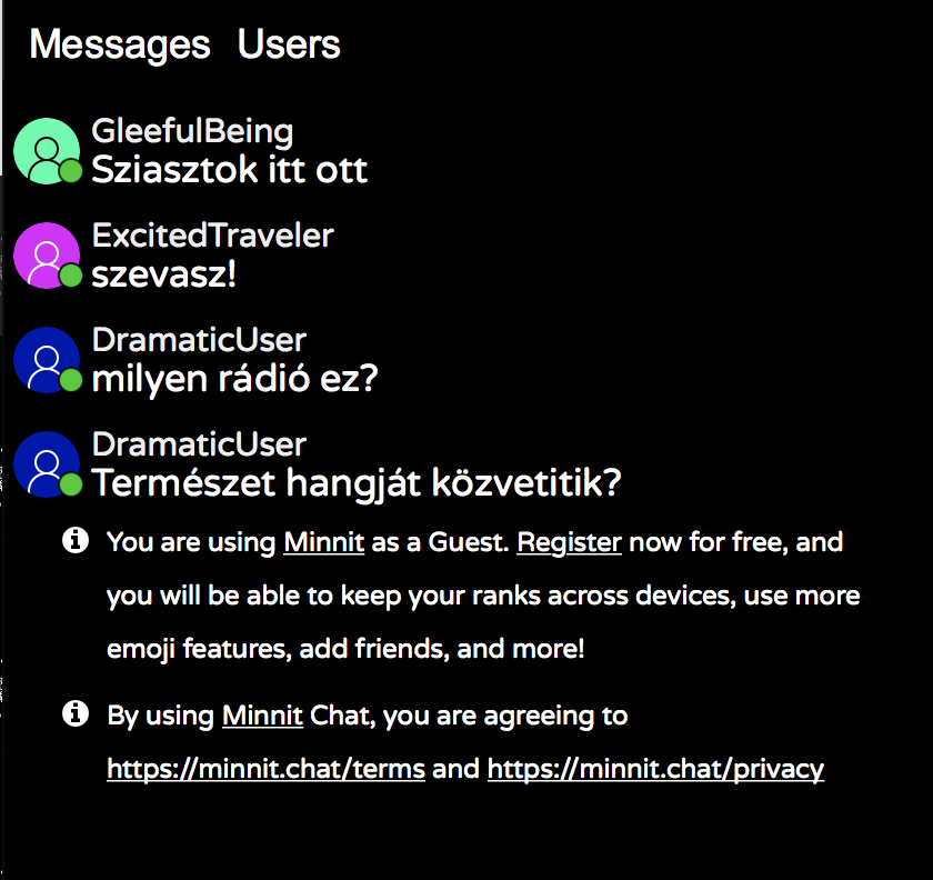 chat box